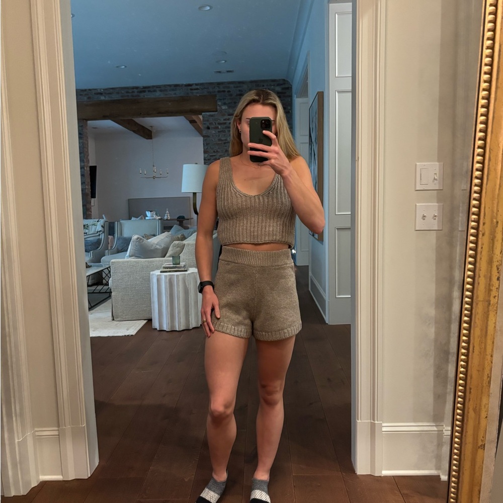 Women's Knit Shorts and Tank Set